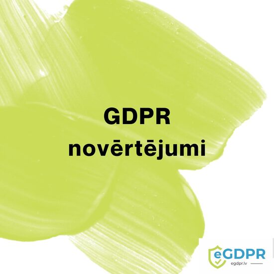 GDPR novērtējumi